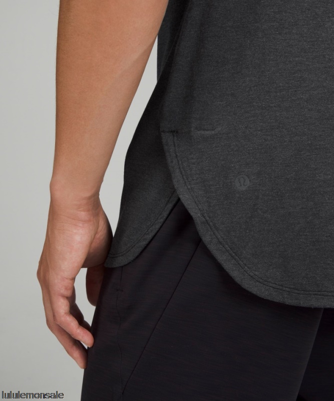 Lululemon Deutschland DELULU981 | Balancer Tanktop Schwarz Meliert